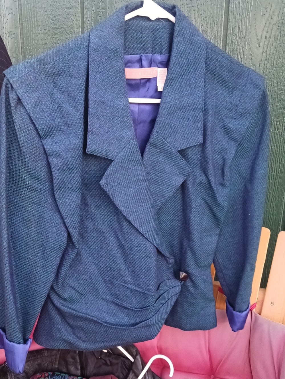Teal & Purple Blazer